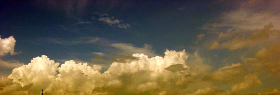 SKY OVER IHS AFTER STORM